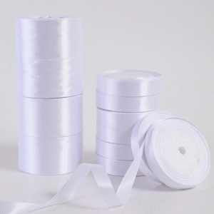 white satin ribbon