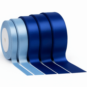 Blue Satin Ribbon – 17 Sizes | Factory Direct | Free Worldwide Shipping