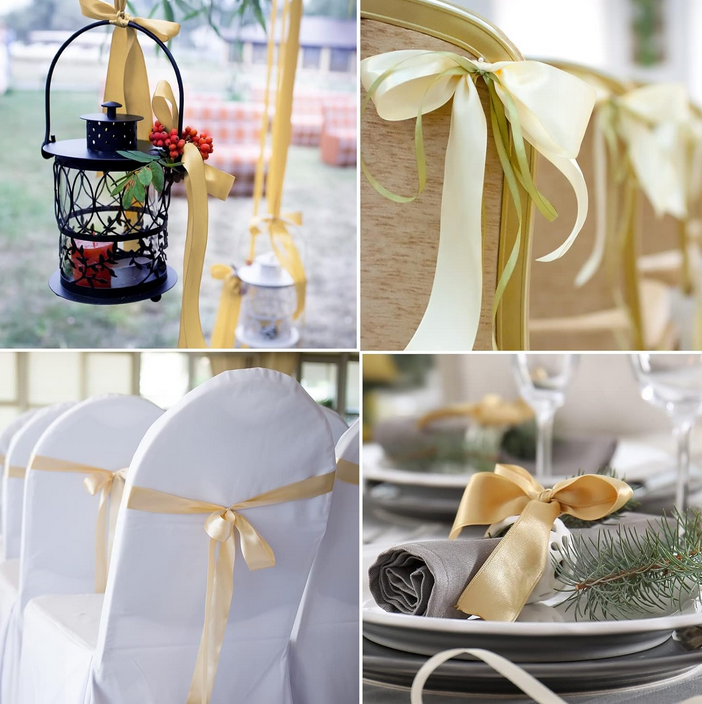gold satin ribbon