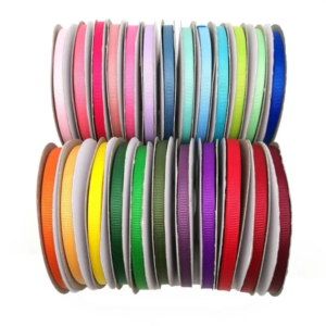 1/4 inch Grosgrain Ribbon 6mm White Black Red 196Colors