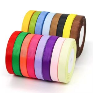 22mm Grosgrain Ribbon 7/8 inch 196Colors options 100Yards/roll/color