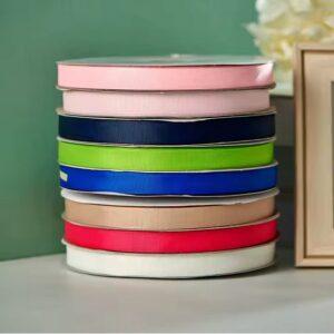 5/8" Grosgrain Ribbon 16mm Black, Red, White,196Colors