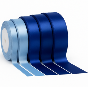 Blue Satin Ribbon – 17 Sizes | Factory Direct | Free Worldwide Shipping