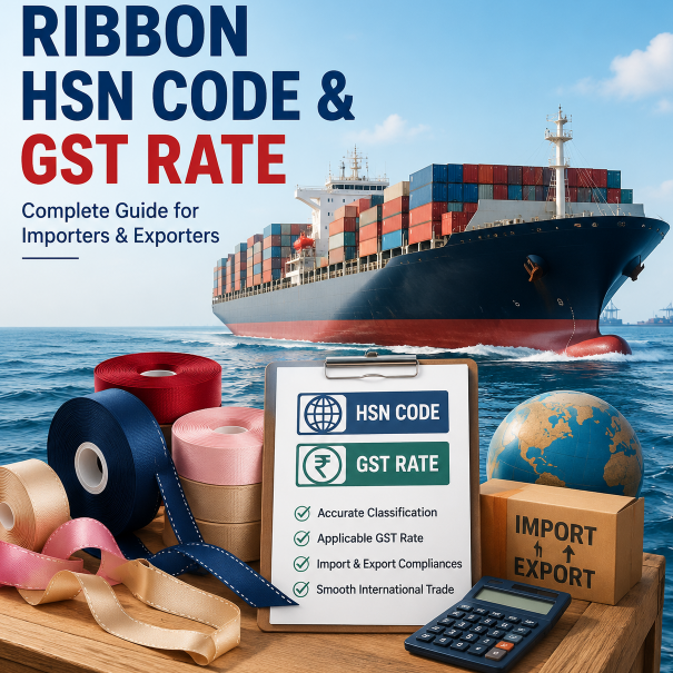 ribbon hsn code and gst rate
