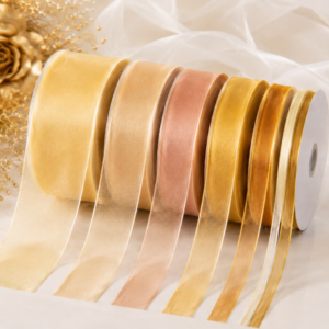 gold organza ribbon