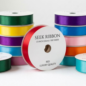 1.5 inch double faced satin ribbon