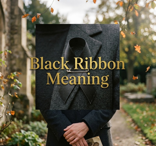 black ribbon meaning
