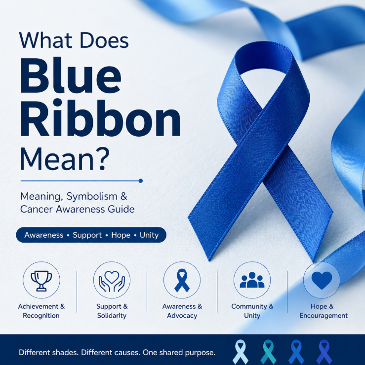blue ribbon meaning