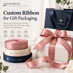 custom ribbon for gift packaging