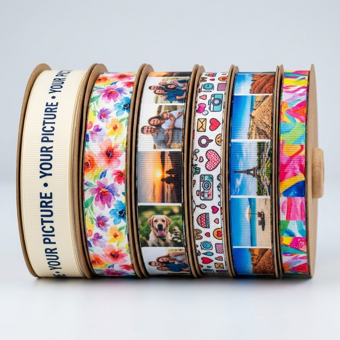 custom ribbon with picture