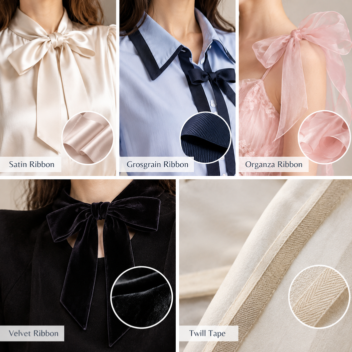 ribbon for clothing